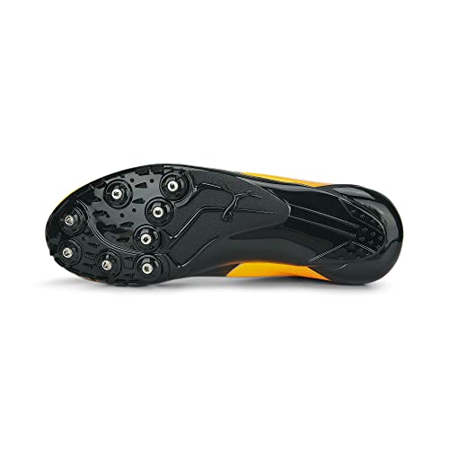 PUMA Unisex Adults' Sport Shoes EVOSPEED PREP SPRINT 3 Track & Field Shoes, SUN STREAM-SUNSET GLOW-PUMA BLACK, 44