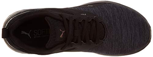 PUMA Unisex Adults' Sport Shoes NRGY COMET Road Running Shoes, PUMA BLACK-ULTRA GRAY-DARK SHADOW, 44