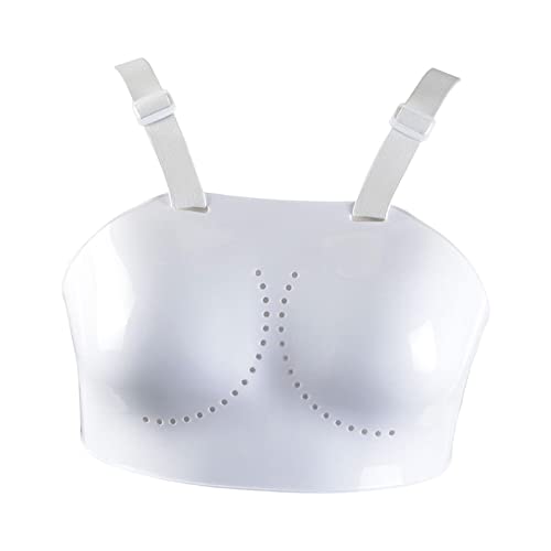 Qianly Protector de Pecho Protector de Cuerpo Correa Ajustable Adultos Niños Esgrima Protector de Pecho Deportivo para Taekwondo Rugby Muay Thai Boxeo, Mujer XS 83-85cm
