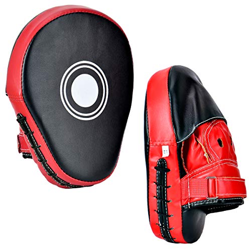 Queta 1 par de almohadillas para boxeadores de poliuretano para muay thai karate taekwondo martial arts MMA