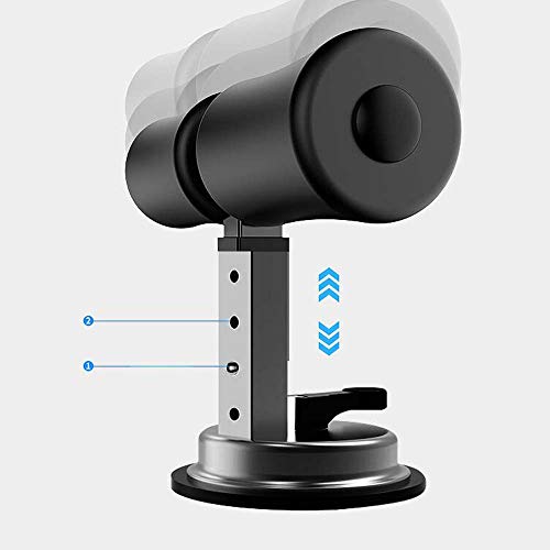 Rayauto Máquina Deportiva para Hacer Ejercicio, ejercitar el Cuerpo Abdominal, Equipo de Entrenamiento en casa, Gimnasio (Negro)