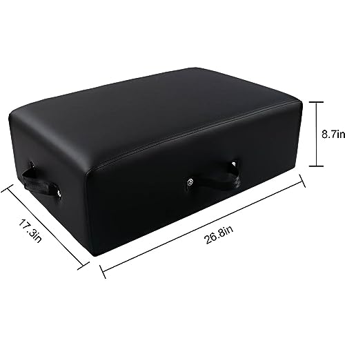 Reformador De Pilates, MáQuina De Pilates Plegable, Intensidad Ajustable Cama Pilates, Multifuncional Reformador De Pilates, Equipo De Ejercicio Para Yoga, Cama Pilates,Black box,68*44*22cm