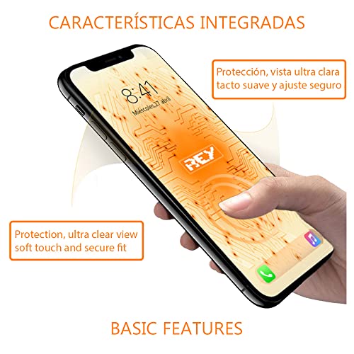 REY Protector de Pantalla para NINTENDO SWITCH LITE, Cristal Vidrio Templado Premium