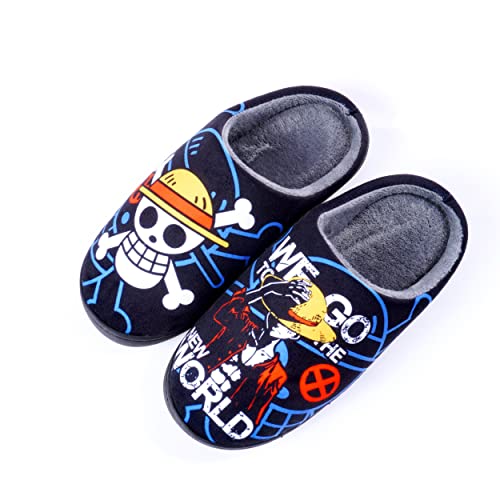 Roffatide Anime shoes Fuzzy hat closed Toe Open back slippers with rubber sole Skid Women 's Indoor hair shoes Europe 44-45