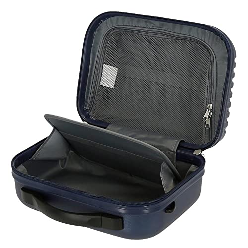ROLL ROAD India, Neceser ABS Adaptable Unisex Adulto, Marino, Media
