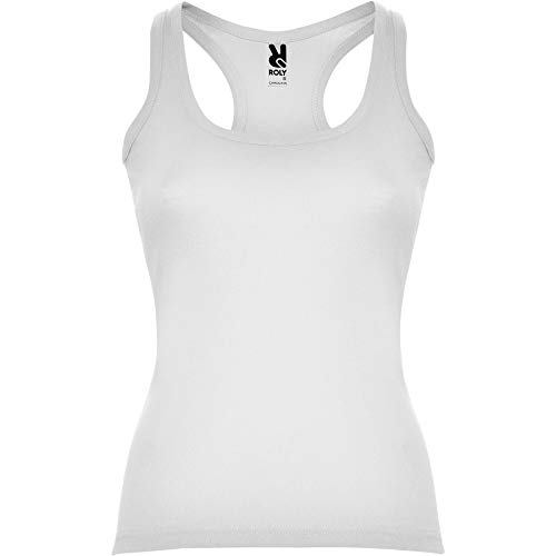 ROLY Camiseta Carolina 6517 Mujer Tirantes Blanco 01 L