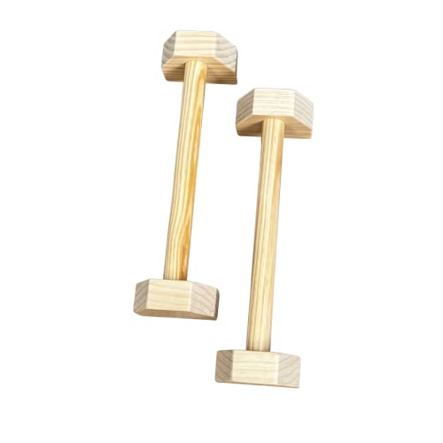 RPM Power Barras paralelas de Madera (Pareja) - Barras Push up para Ejercicios calistenia y Entrenamientos de Fuerza Superior del Cuerpo