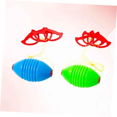 SAFIGLE 2 Piezas Juego Interactivo Pelota De Fitness De Mano Tirando Pelotas Deportes Pelota De Gimnasia Bolas Gigantes Aptitud Física Animadora Doble