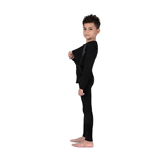 SAGUARO Niños Conjunto Térmico para Niñas Elástico Respirable Ropa Interior Termica Esquí Regaliz Gr.134-140