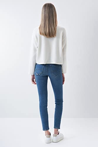 Salsa Pantalón Vaquero Push In Secret Skinny con Detalle en la Etiqueta