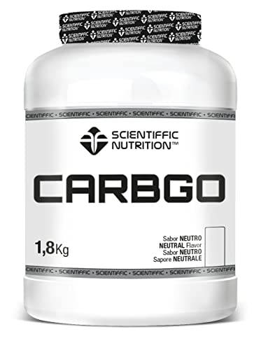 Scientiffic Nutrition - Carbgo, Carbohidratos para Aumentar la Masa Muscular, con Amilopectina de Maíz, Recuperador Muscular, Mejora el Rendimiento y Combate la Fatiga - 1,8Kg, Sabor Neutro.