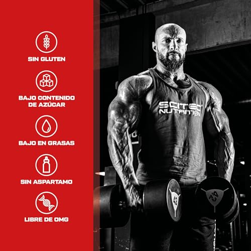 Scitec Nutrition 100% Whey Protein Professional 2.35 Kg - Fórmula Mejorada Sin Gluten Ni Azúcares Sabor Fresa-Chocolate Blanco