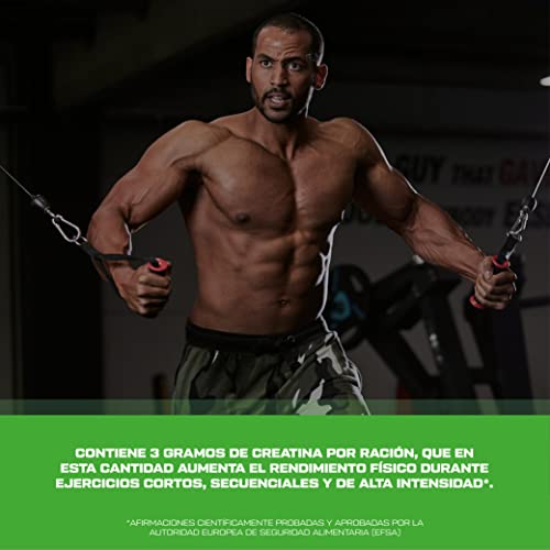 Scitec Nutrition Jumbo Bebida en polvo con carbohidratos, proteína y creatina, L-arginina, betaína, BioPerine®, con aminoácidos añadidos, 3,52 kg, Fresa