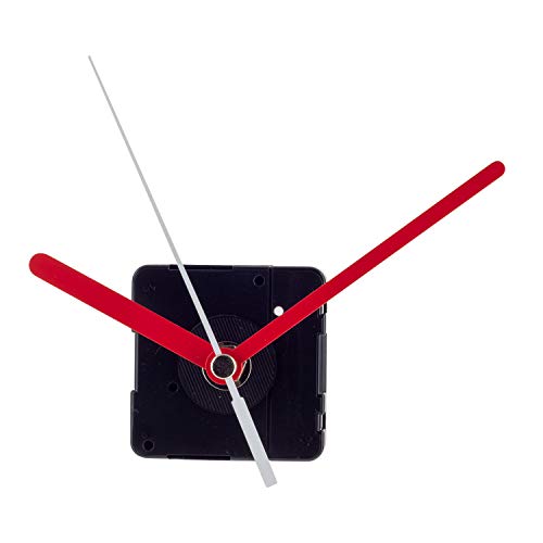 SELVA Juego de movimiento de cuarzo con manecillas y segundero lento; especial para relojes de disco