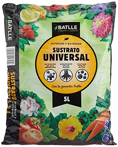 Semillas Batlle - Sustrato Universal 5l, color Amarillo