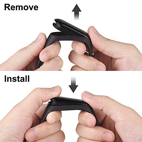 Senka 2 Pack Correas Compatible con Xiaomi Mi Band 4 Xiaomi Mi Band 3,Coloridos Suave Silicona Pulseras de Repuesto para Xiaomi Mi Smart Band 4 y Xiaomi Mi Smart Band 3 (2colors-D)