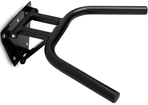 Senshi Japan Estación de inmersión montada en la pared, barra plegable de paralelos de pared para calistenia, peso corporal y inmersiones pesadas, pullups, perfecta para gimnasios en casa, garajes,