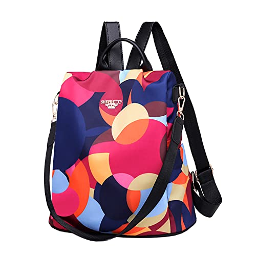 shepretty Mochila antirrobo Impermeable para Mujer,8864-E