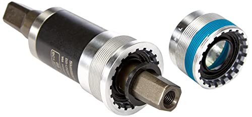SHIMANO Eje Pedalier BSA 122.5/73mm Componentes y repuestos para Bicicletas, Adultos Unisex, Multicolor, Talla única
