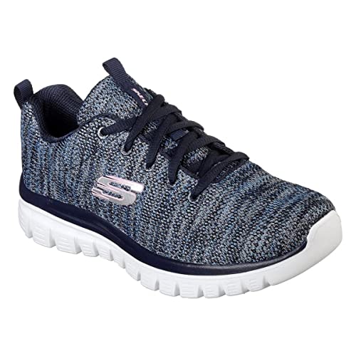 Skechers Mujer Graceful Zapatillas Deportivas para Correr Azul Marino EUR 41