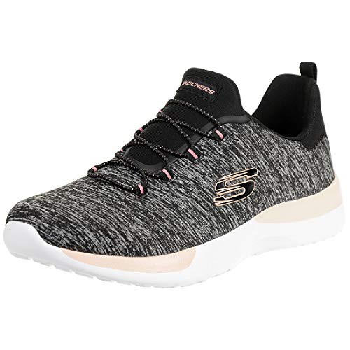 Skechers Sport Women's S Dynamight-Breakthrough Zapatillas - Negro Coral, 8 B (M) US