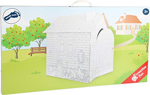 Small Foot - Casa de Juegos de cartón 10015, de 3 a 18 años.