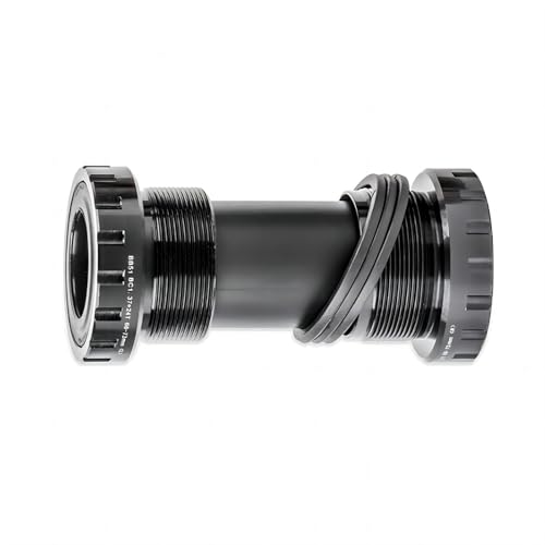Soportes Inferiores para Platos de Bicicleta Montaña Rodamiento Central para Bicicleta 68-73 mm, BC1.37-24T BB51 (Negro)