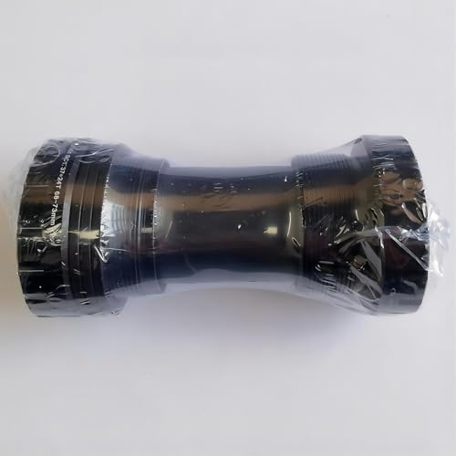 Soportes Inferiores para Platos de Bicicleta Montaña Rodamiento Central para Bicicleta 68-73 mm, BC1.37-24T BB51 (Negro)