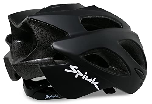 Spiuk Rhombus Casco, Unisex Adulto, Negro Mate, (S/M) 52-58