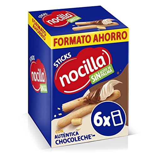 Sticks Nocilla Chocoleche Pack de 6 Raciones de 30g