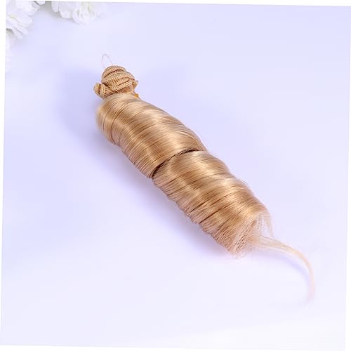 STOBOK 10 Uds Muñecas Hacer Peluca Muñeca para Hacer Bricolaje Reemplazo De Pelucas Herramienta De Restauración DIY Muñeca Peluca Pelo Rizado De Muñeca Extensiones De Cabello