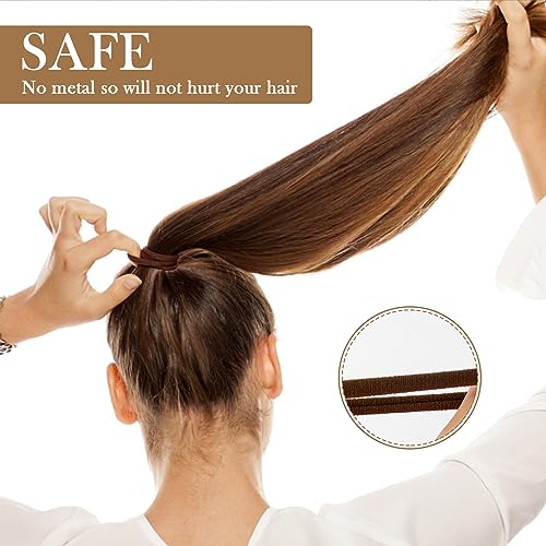 Sularpek 30 Piezas Goma de Pelo, Elástico Gomas sin Metal Suave, Goma de Algodón, 5 Colores Gomas, para Mujeres, Hombres y Niños