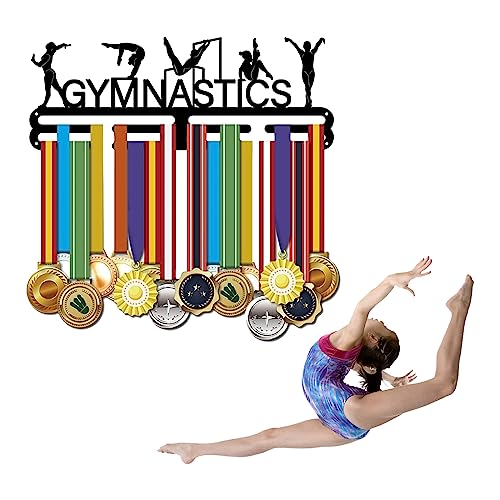 SUPERDANT medallero Gimnasia Ritmica medallero Gimnasia Ritmica Personalizado Soporte para Colgar Exhibidor Ganchos Montado En la Pared para Niñas Jugadores Más de 60 medallas medallero Personalizado