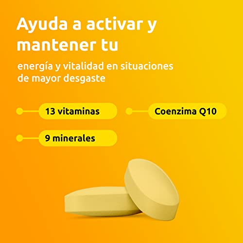 Supradyn Energy Extra con Vitaminas, Minerales y Coenzima Q10 para Deportistas, Ayuda a Activar y Mantener tu Energía y Vitalidad en Situaciones de Mayor Desgaste, 60 Comprimidos
