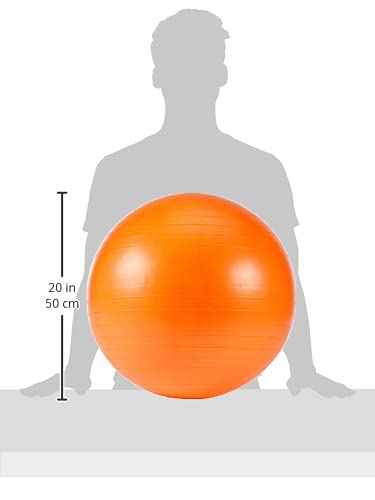 Sveltus - Balón de Gimnasio, 55 cm, Color Naranja