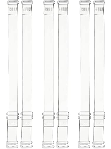 Syhood Correas Transparentes Invisibles Antideslizantes de Sujetador (3, 15 mm)