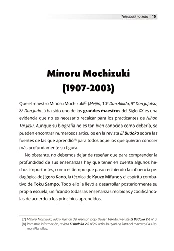 Taisabaki no kata (Historia y análisis del kata del maestro Mochizuki) (ARTES MARCIALES)