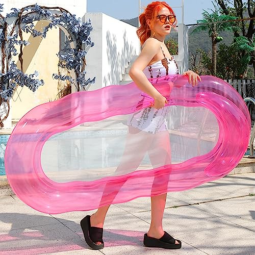 TAIZER Colchoneta Flotante para Piscina Flotadores Piscina Tumbona Flotante Hamaca Cama de Agua Flotador Malla Inflable Hinchable Hamaca Flotante para Adultos Pool Float Colchoneta Hinchable Piscina