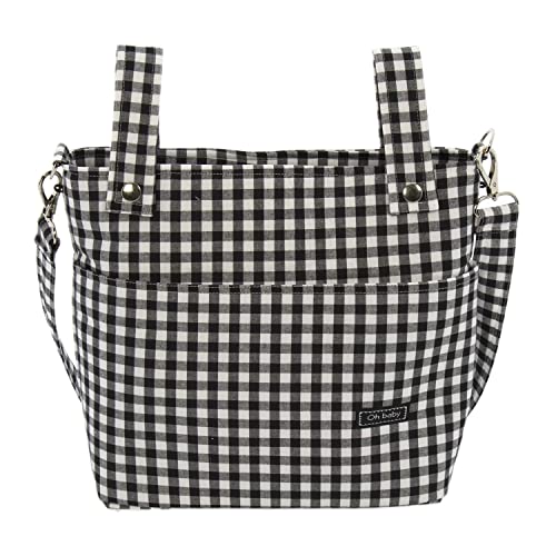 Talega para silla de Paseo Rosy Fuentes - Bolso para Silla de Paseo - Limpieza Sencilla 0-negro
