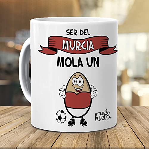 Taza Ser del Murcia mola un huevo. Cerámica AAA - 350 ml.