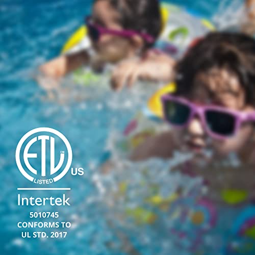 Techko S189 Ultra Slim Safe Alarma de piscina, gris