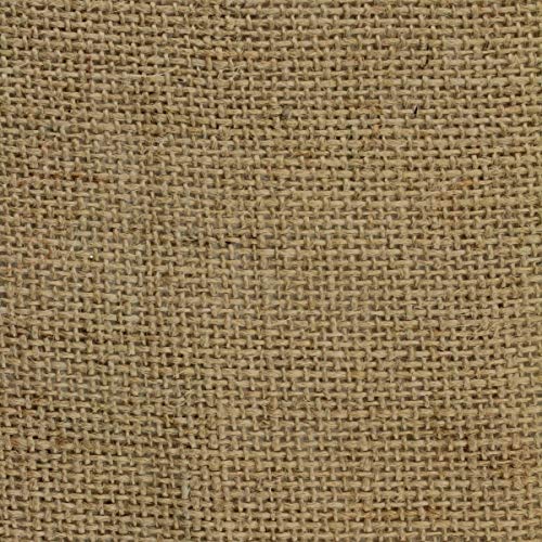 TELA DE SACO ARPILLERA POR METROS COLOR NATURAL 100% YUTE, ancho 150cm (5 METROS)