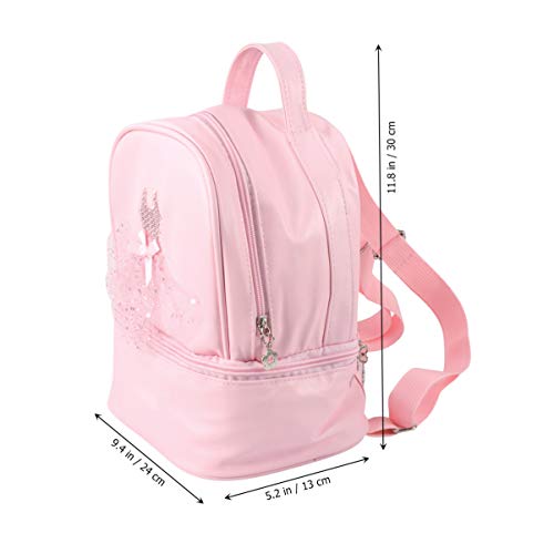 TENDYCOCO Mochila para Niños Mochila de Ballet Bolso de Baile de Bailarina Latina para Niñas