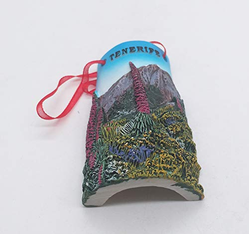 Tenerife España Islas Canarias Imán de nevera Colección de regalo de recuerdo, decoración para el hogar y la cocina Pegatina magnética Tenerife España Imán de refrigerador