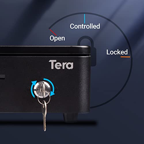 Tera Cajón de Caja Registradora para Sistema POS (33 x 35.6 cm) RJ12, Modelo 330R