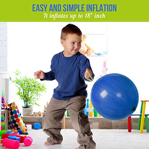 THE TWIDDLERS 50 Globos Punch Grandes para Fiestas, Látex Natural - 46cm