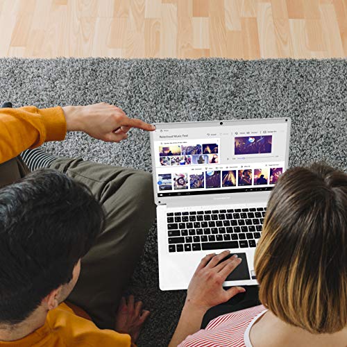 THOMSON é Ordenador portátil de 14" HD Intel Celeron N4020, 4GB RAM, 64GB SSD eMMC, Windows 10 S Español (Win 11 Update) - Teclado Español (White)