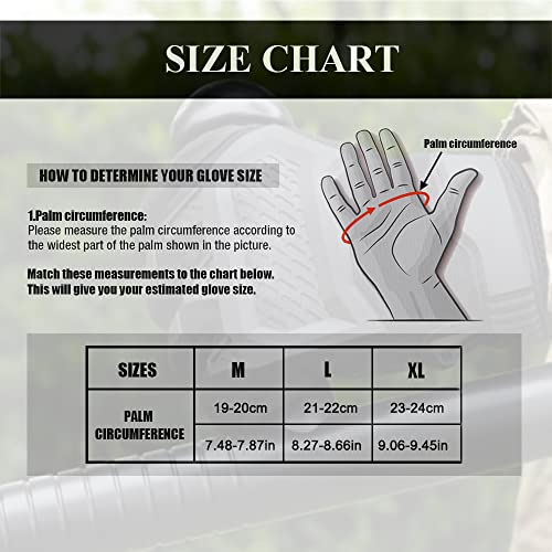 ThreeH Guantes de Combate Guantes de absorción de Impactos Resistentes al Viento y al Desgaste con diseño de Correa Ajustable para la muñeca