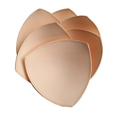 TopBine Insertos de almohadillas para sujetador, 3 Beige M, B/C
