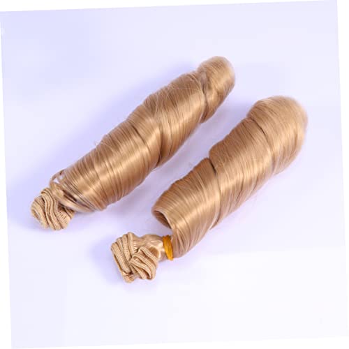 TOYANDONA 5 Piezas Pelo De Muñeca De Bricolaje Pelo De Muñeca para Muñecas Gaby Extensiones De Cabello De Muñeca Herramienta De Restauración Pelo De Muñeca Mohair Bonecas Echar Raíces Peluca